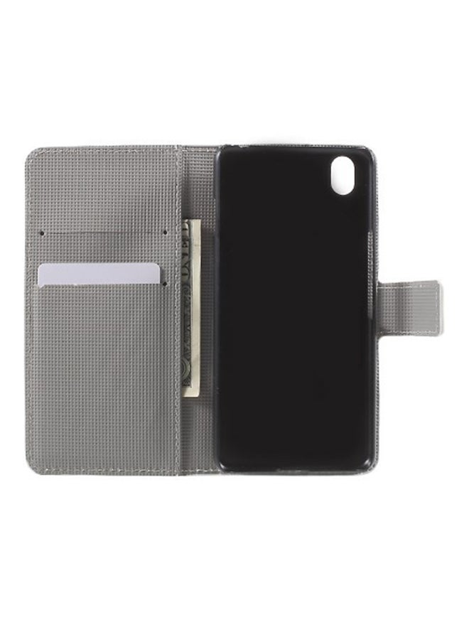 غطاء حماية بتصميم محفظة مزود بحامل لهاتف وان بلس X عدة بومات - Image 4