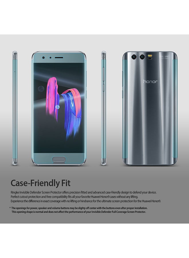 Ringke Invisible Defender Full Coverage HD Screen Protector For Huawei Honor 9 Clear - Image 2