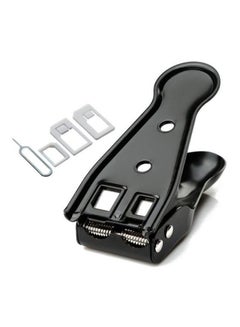 Sim Cutter Tool For Mobile Phones - Micro Sim And Nano Sim Black