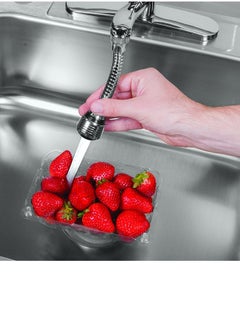Generic Turbo Flex 360 Instant Hands Free Faucet Swivel Spray Sink Hose Silver 6inch  - Image 4