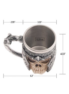 YupFun Creative 3D Skull Mug Silver 400grams  - Image 2