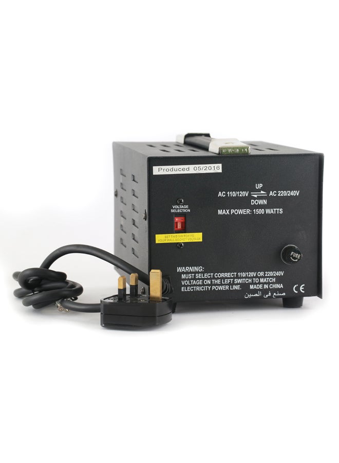 Terminator AC To AC Dual Voltage Converter Black  - Image 2