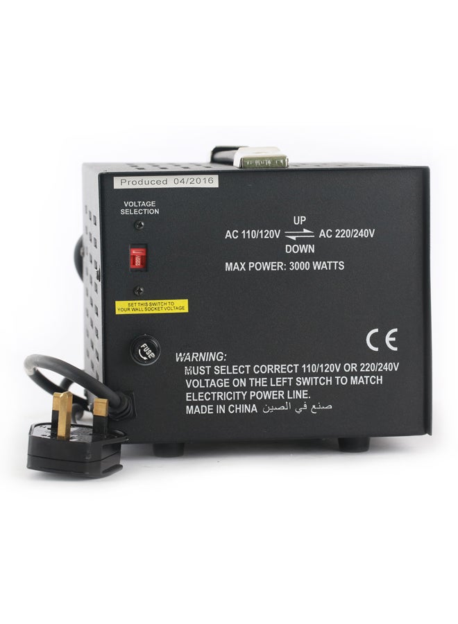 Terminator AC To AC Dual Voltage Converter Black  - Image 2