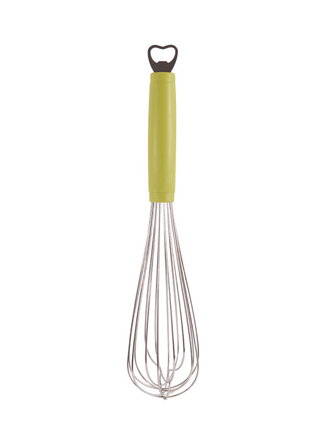 راج مخفقة بمقبض من النايلون فضي / أصفر 14بوصة