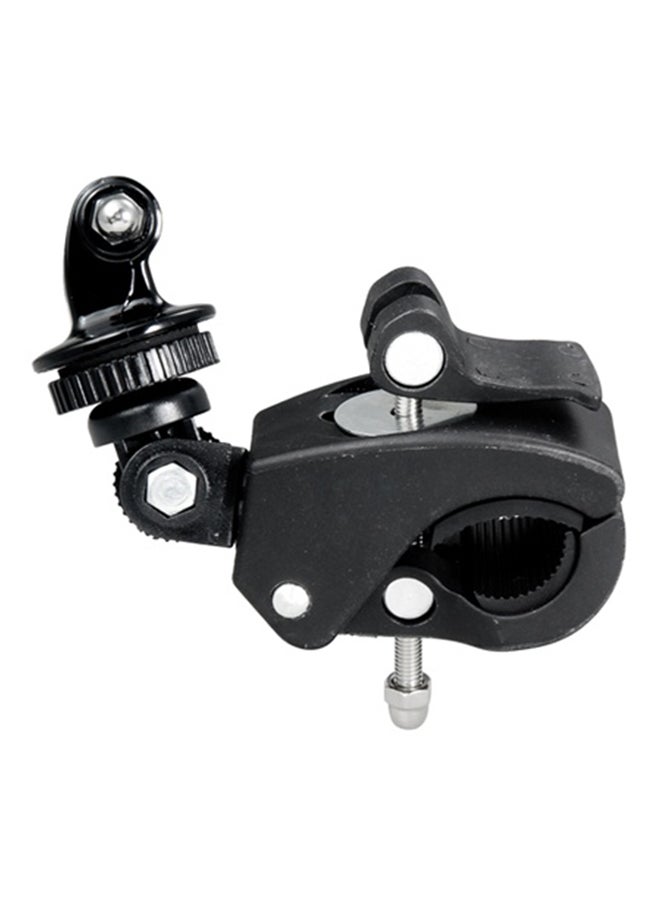 Generic - Adjustable Bicycle Pole Rollbar Bike Handlebar Mount For Gopro Hero 5 4 3 And YI Action Camera Black - Image 1