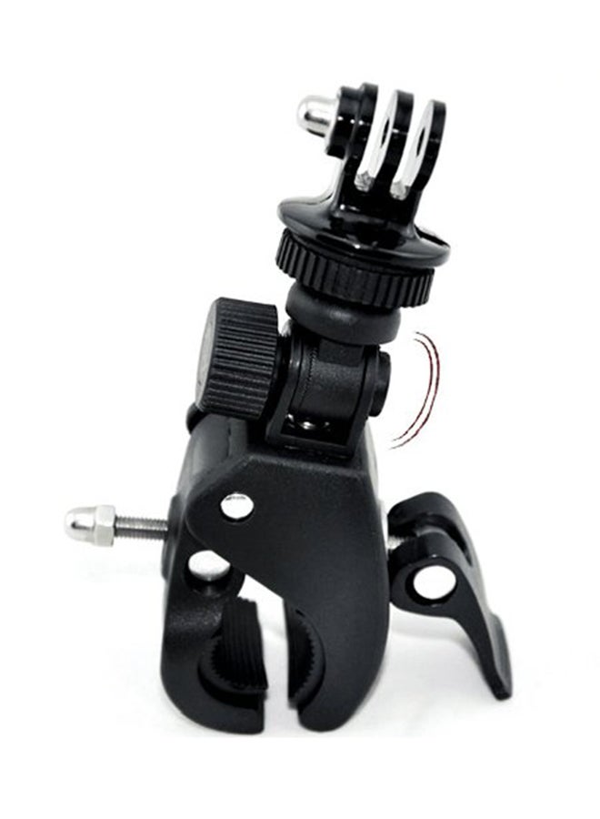 Generic - Adjustable Bicycle Pole Rollbar Bike Handlebar Mount For Gopro Hero 5 4 3 And YI Action Camera Black - Image 1