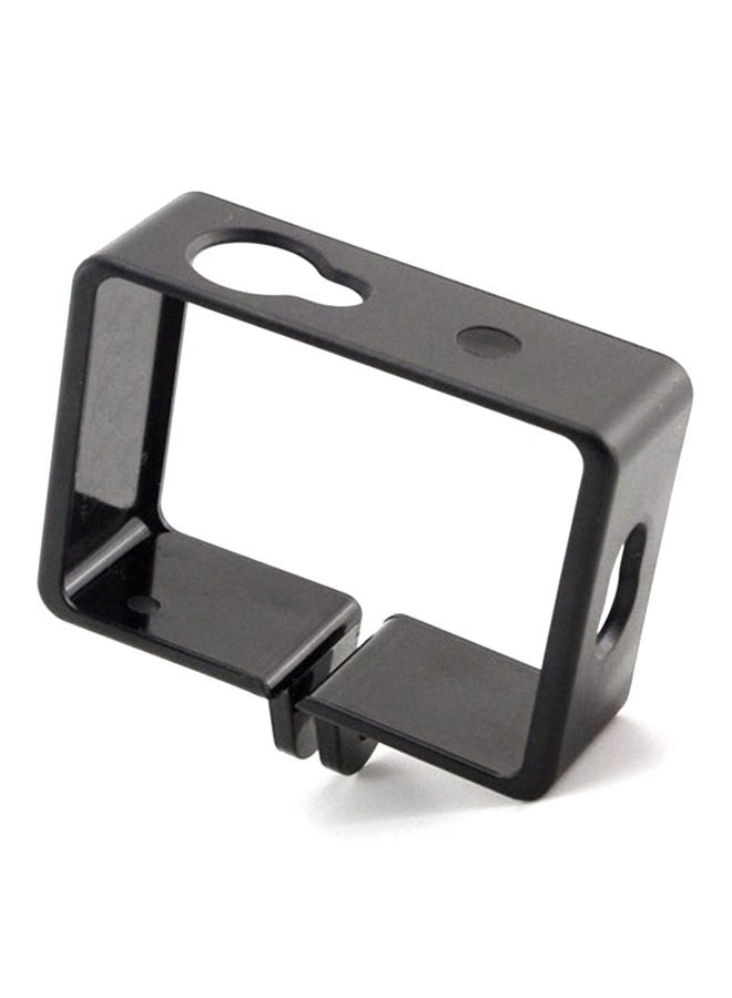 Protective Frame Case With Clip Mount & Screw For Xiaomi Yi Camera Black - Image 1