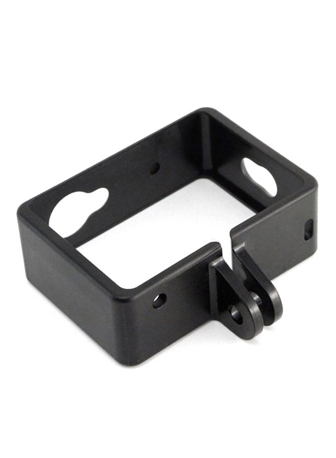 Protective Frame Case With Clip Mount & Screw For Xiaomi Yi Camera Black - Image 2