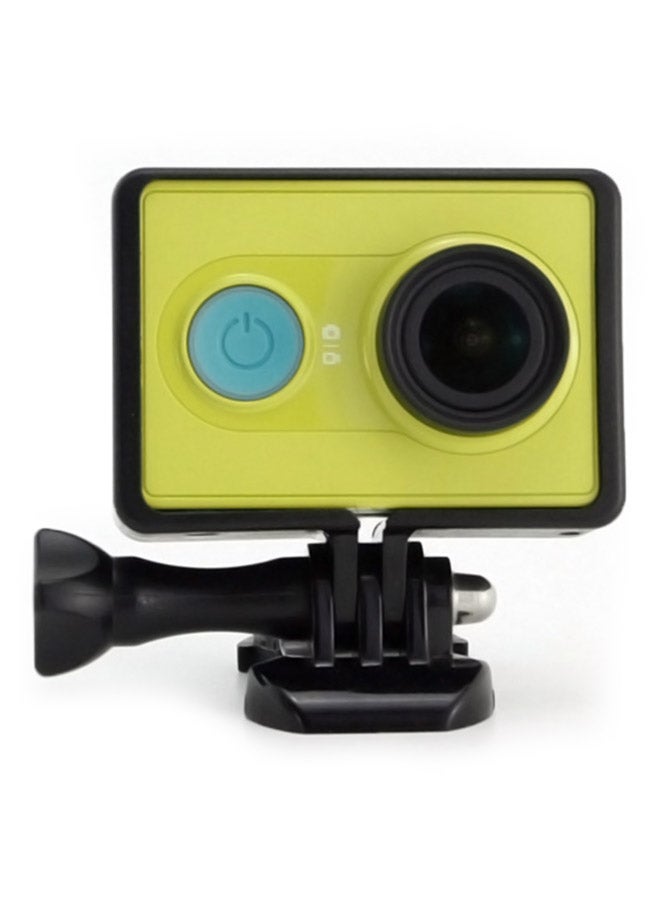 Protective Frame Case With Clip Mount & Screw For Xiaomi Yi Camera Black - Image 3