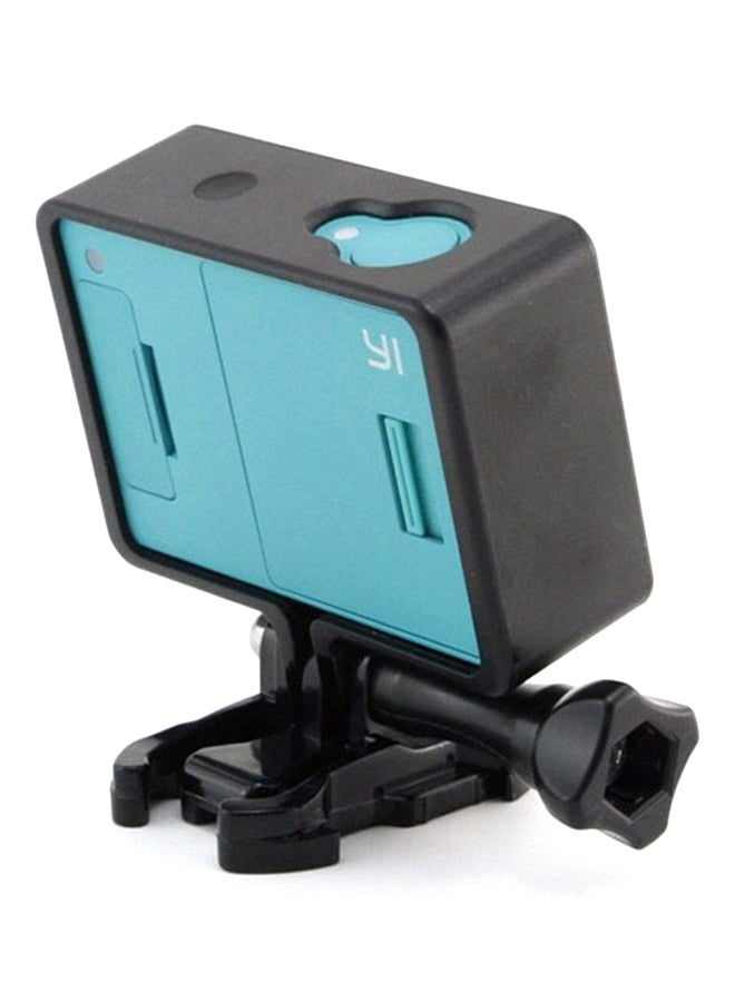 Protective Frame Case With Clip Mount & Screw For Xiaomi Yi Camera Black - Image 5