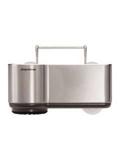 simplehuman Stainless Steel Sink Caddy Silver 15cm  - Image 3