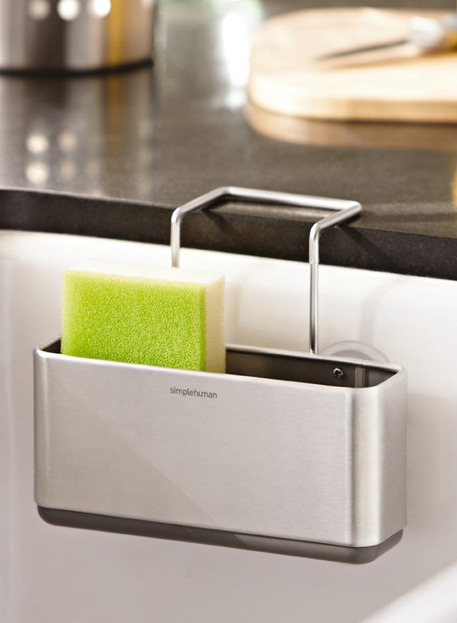 simplehuman Brushed Stainless Steel Sink Caddy Silver 11cm - Image 4