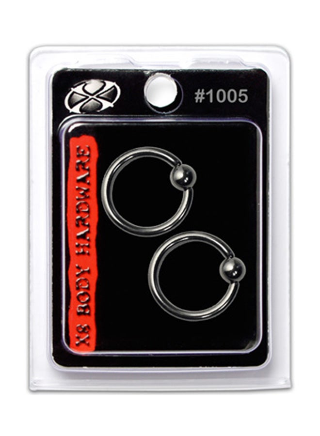 إكس 8 بودي هاردوير خاتم دائري مزوَّد بخرزة