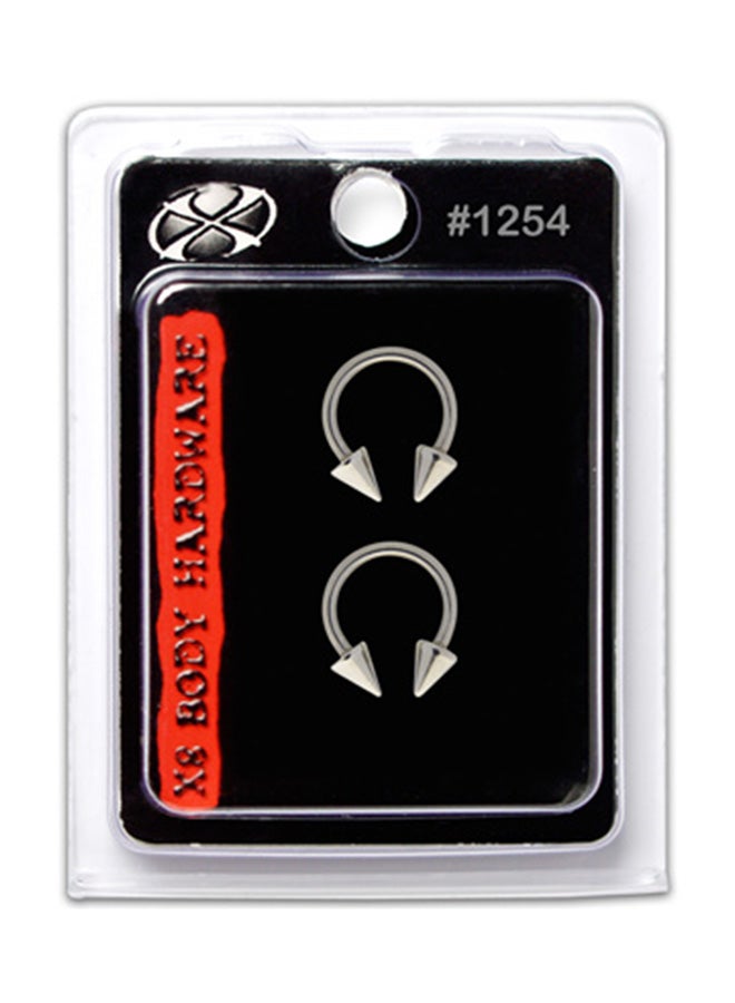 إكس 8 بودي هاردوير مجوهرات سبيك بودي دائرية مصنوعة من مادة إستانلس إستيل طراز 316L