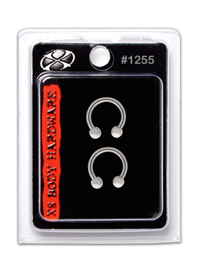 إكس 8 بودي هاردوير مجوهرات بودي دائرية الشكل مصنوعة من مادة إستانلس إستيل طراز 316L