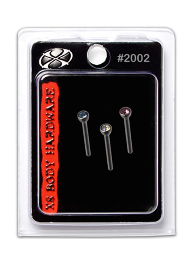 إكس 8 بودي هاردوير حلق أنفي مصنوع من مادة إستانلس إستيل طراز316L