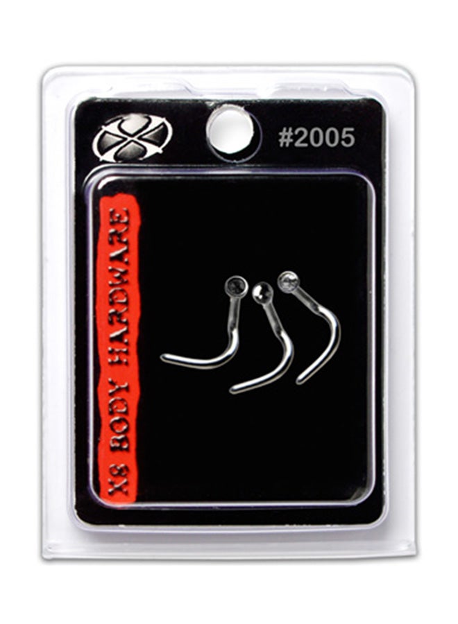 إكس 8 بودي هاردوير حلق أنفي مصنوع من مادة إستانلس إستيل طراز316L