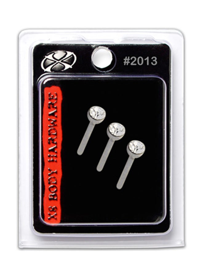 إكس 8 بودي هاردوير حلق أنفي مصنوع من مادة إستانلس إستيل طراز316L