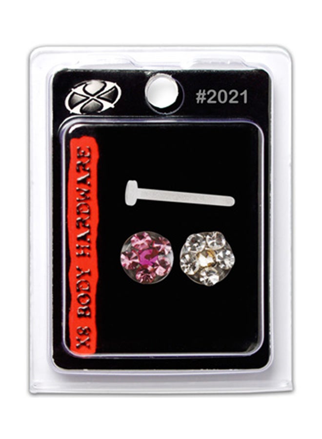 إكس 8 بودي هاردوير حلق أنفي مصنوع من مادة إستانلس إستيل طراز316L