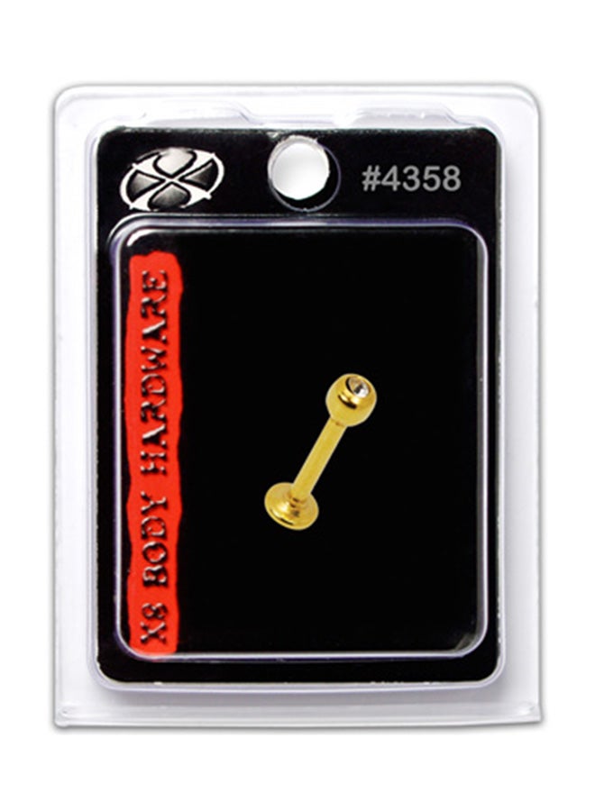 إكس 8 بودي هاردوير مسمار لابريت من الكريستال مطلي بالذهب