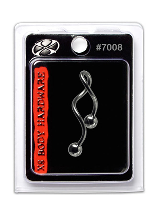 إكس 8 بودي هاردوير خاتم بيلي حلزوني مصنوع من مادة إستانلس إستيل طراز 316L