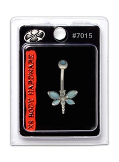 X8 BODY HARDWARE 316L Stainless Steel Dragonfly Belly Ring 