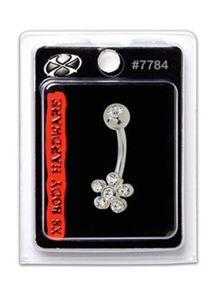 X8 BODY HARDWARE 316L Stainless Steel Dangle Navel Ring 