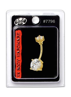 X8 BODY HARDWARE Tiffany Crystal Navel Ring 