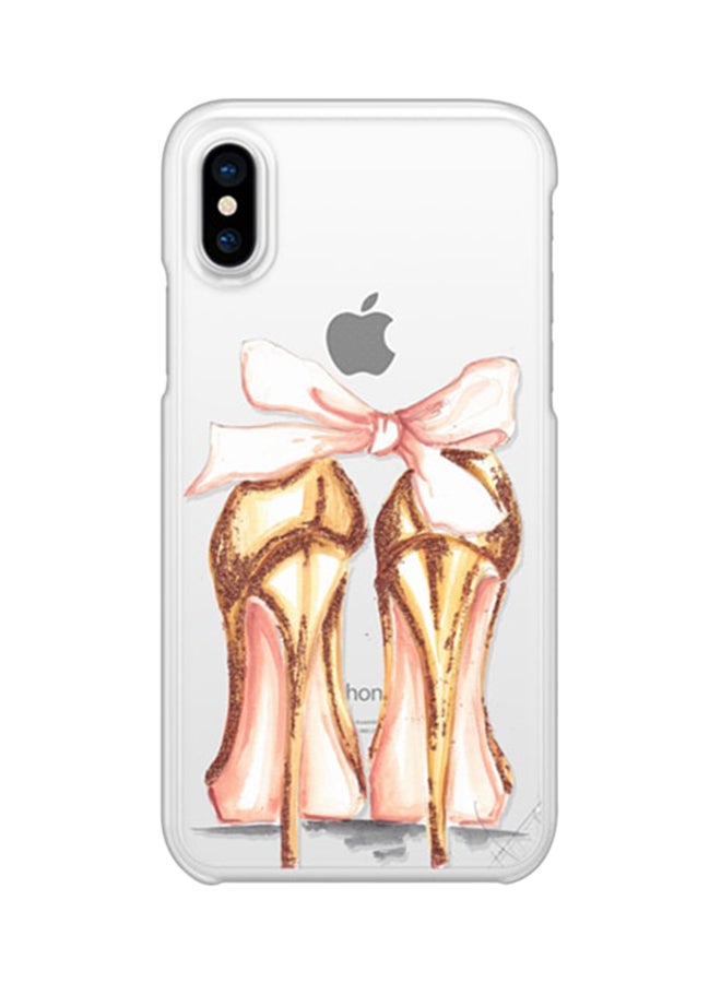 Casetify Snap Case Cover For Apple iPhone XS/X Golden Heels Golden Heels 