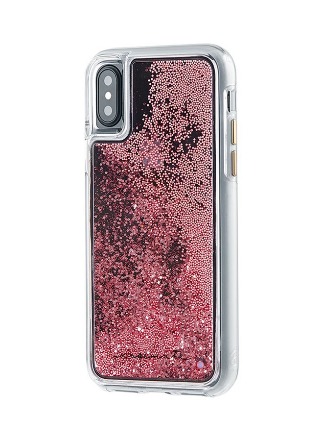 كايس مايت غطاء حماية ووترفول لهاتف أبل آيفون X ذهبي وردي - Image 3