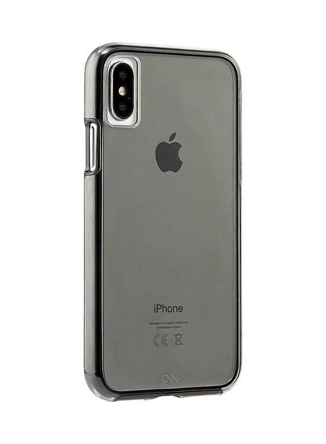 كايس مايت غطاء حماية من السلسلة تاف بلون دخاني لهاتف أبل آيفون X رمادي - Image 2