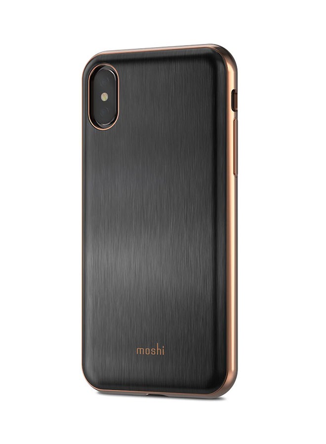 Moshi iGlaze Case Cover For Apple iPhone XS/X Imperial Black Imperial Black - Image 3