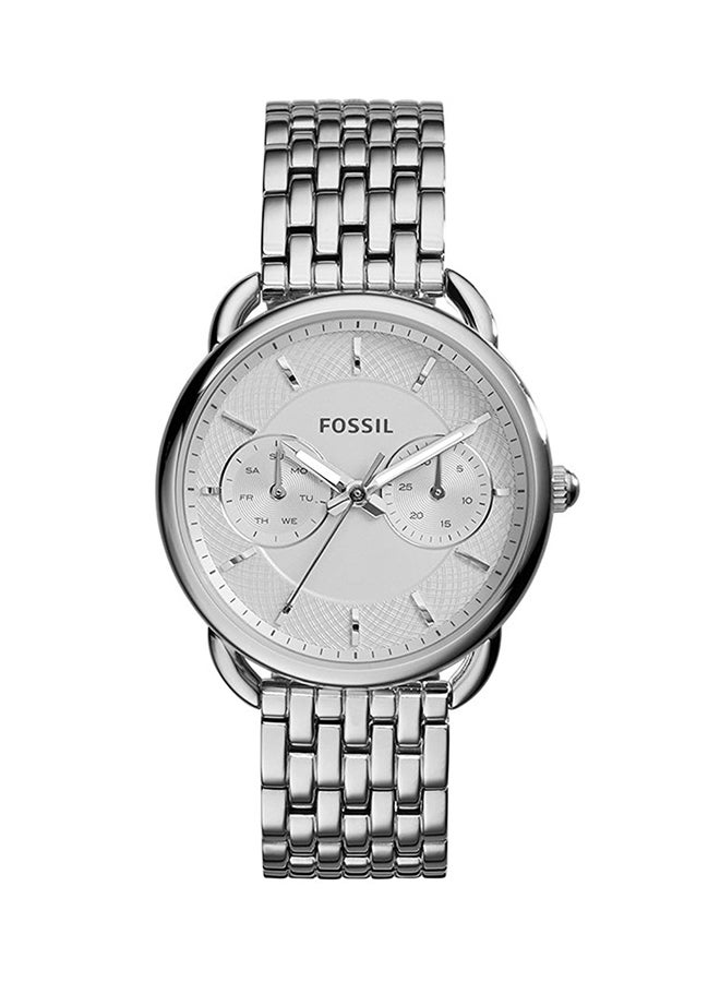FOSSIL Women's Tailor Stainless Steel Strap Watch ES3712 - 35 mm - Silver  - Image 1