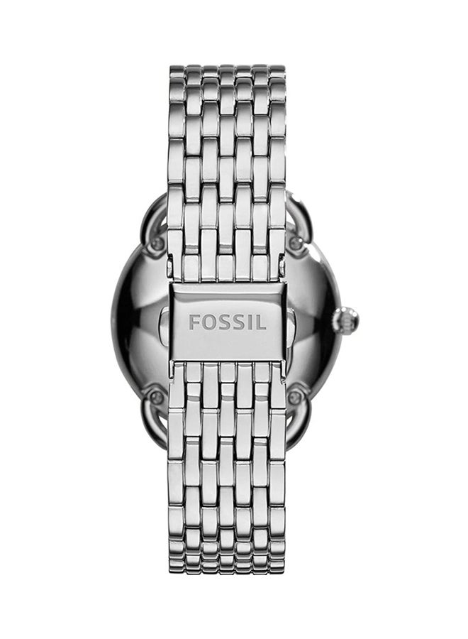 FOSSIL Women's Tailor Stainless Steel Strap Watch ES3712 - 35 mm - Silver  - Image 2