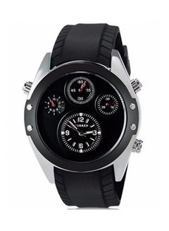 Men's Rubber Analog Quartz Watch 8141SB