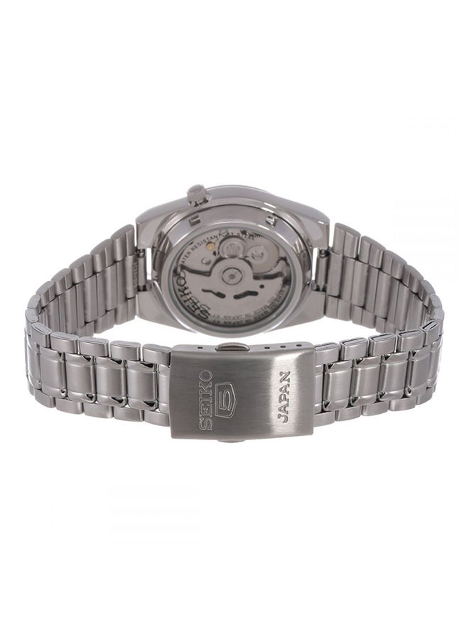 Seiko Men's Round Shape Stainless Steel Analog Wrist Watch - Silver - SNK063J5 - Image 2