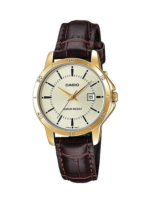 Women's Genuine Analog Quartz Watch LTPV004GL-9A