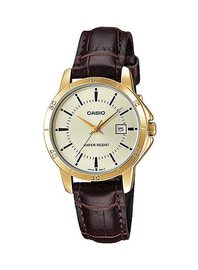 CASIO - Women's Genuine Analog Quartz Watch LTPV004GL-9A - Image 1