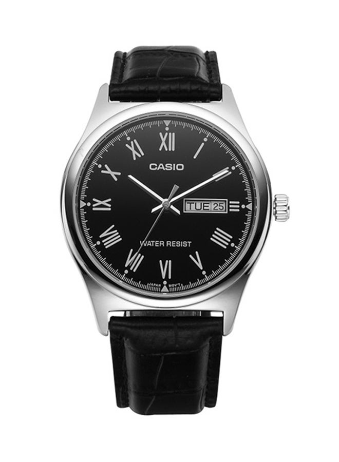 CASIO Men's Standard Leather Watch MTPV006L - Image 1