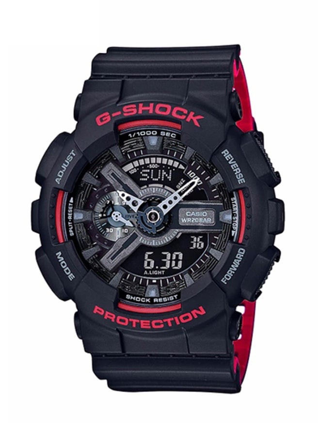 جي شوك ساعة يد كوارتز بعقارب/رقمية طراز GA110HR-1A men - Image 1