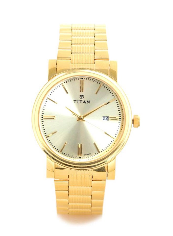 تيتان ساعة يد بعقارب مقاومة للماء طراز 1712YM03 للرجال - Image 1