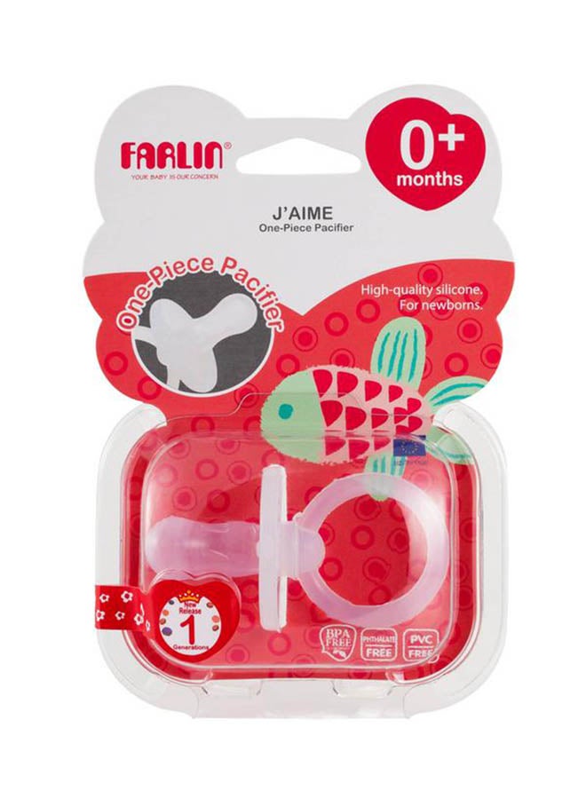 FARLIN Natural Fit Pacifier, 0+ Months - Clear