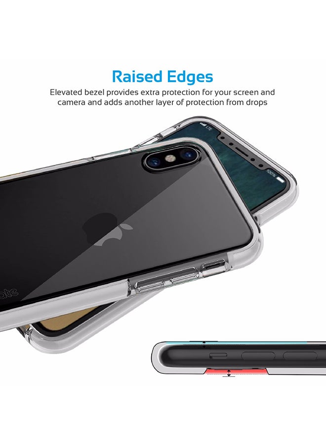 PROMATE - Polycarbonate iPhone X Case, Super-Slim Protective Transparent Back Bumper Case Cover with Scratch Resistance and Drop Protection for 5.8 Inch Apple iPhone X Grey - Image 1