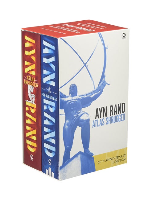 Atlas Shrugged - The Fountainhead Box Set Paperback English by Ayn Rand - 39974
