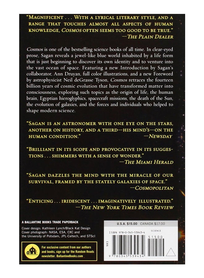 Cosmos Paperback English by Carl Sagan - 41559  - Image 2