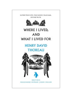 Where I Lived, And What I Lived For printed_book_paperback english - 25/8/2005