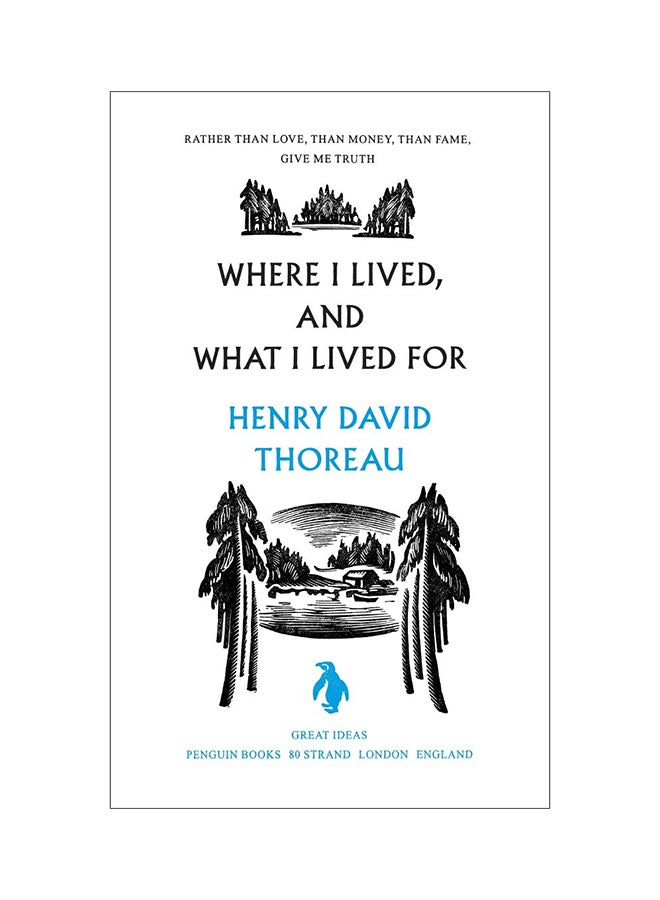 null - Where I Lived, And What I Lived For printed_book_paperback english - 25/8/2005 - Image 1