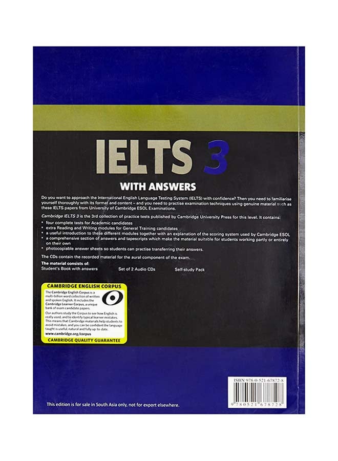 Ielts 3 With Answers Paperback English by UCLES - 38530  - Image 2