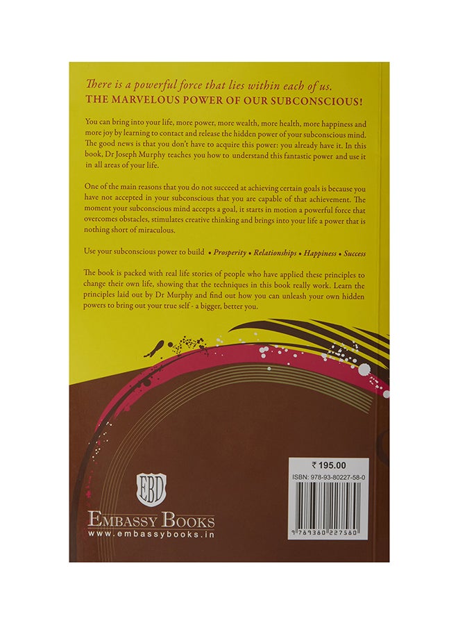 The Power Of Your Subconscious Mind - Paperback English by Dr. Joseph Murphy - 20/12/2010  - Image 2