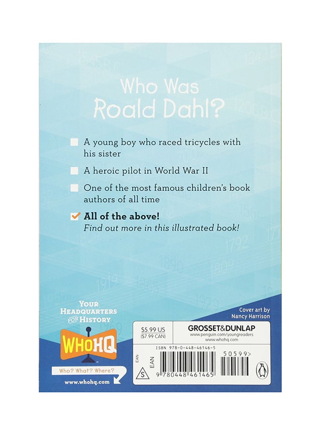 Who Was Roald Dahl? Paperback English by True Kelley - 41236 - Image 2